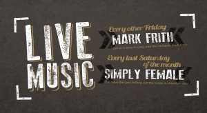 live music banner